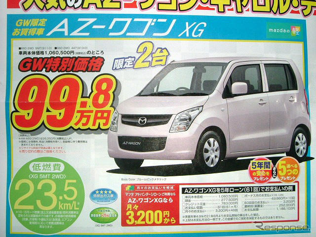 【新車値引き情報】ゴールデンウィークはこの価格で車を購入できる!!