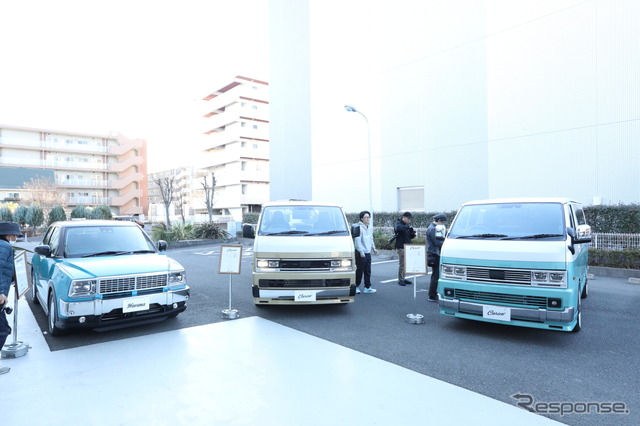 既存モデル・カリカにも特別仕様車として「Mini-Van(ミニバン)パッケージ」と「Retreat(リトリート)パッケージ」が追加(2024年1月9日プレス発表会