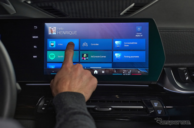BMWの「OS8.5」と「OS9」搭載車のセンターディスプレイでさまざまな映像コンテンツの視聴が可能に