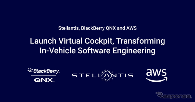 ステランティスがBlackBerryやAWS（アマゾン・ウェブ・サービス）と共同で仮想コックピットプラットフォームを開発
