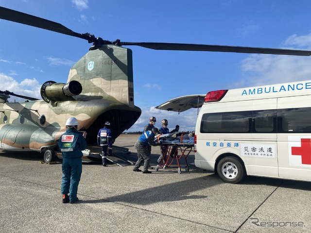 能登半島地震:自衛隊による支援(1月7日、石川県)