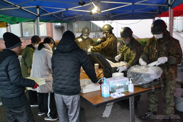 能登半島地震:自衛隊による支援(1月7日、石川県)