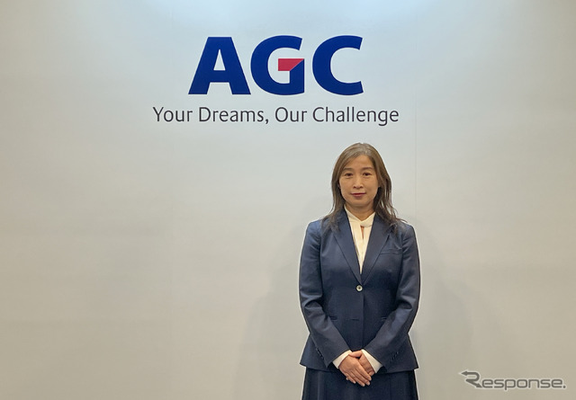 AGC 広報・IR部の小川知香子部長