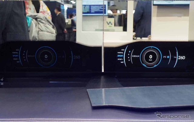 次世代HUD(ヘッドアップディスプレイ)で先進的なコックピットを実現する「黒セラ部投影HUD(Black-band Display)」