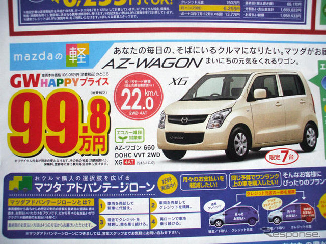 【新車値引き情報】マツダ ベリーサ に動き?…コンパクト&軽