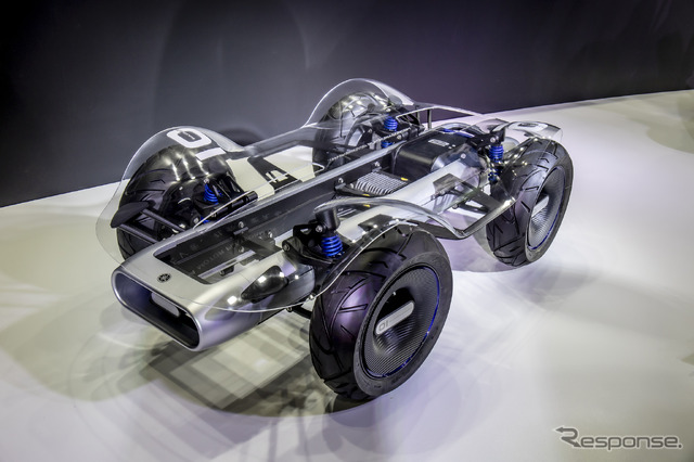ヤマハ発動機の小型低速EVの汎用プラットフォーム「YAMAHA MOTOR PLATFORM CONCEPT」(東京オートサロン2024)