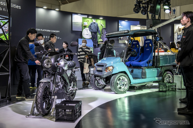ヤマハ発動機の小型低速EVの汎用プラットフォームを使ったプロトモデル(東京オートサロン2024)