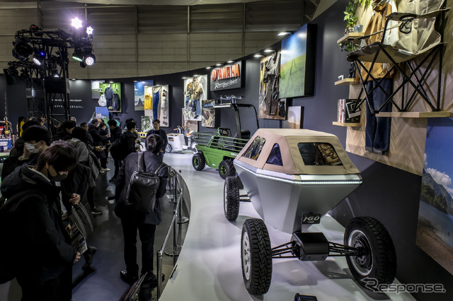 ヤマハ発動機の小型低速EVの汎用プラットフォームを使ったプロトモデル(東京オートサロン2024)