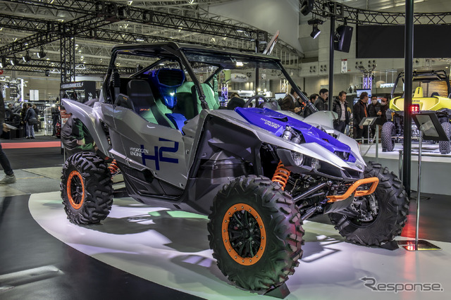 水素エンジンを搭載する四輪バギー「YXZ1000R」(東京オートサロン2024)