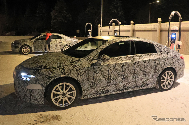 メルセデスベンツ CLA 次期型プロトタイプ(スクープ写真)