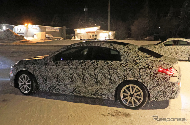 メルセデスベンツ CLA 次期型プロトタイプ(スクープ写真)