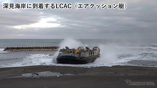 深見海岸からの陸揚げ(1月15日8時頃~)