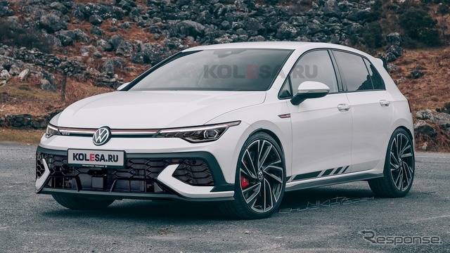 VW  ゴルフGTI 改良新型（予想CG）