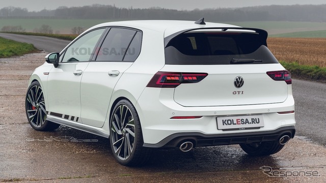 VW ゴルフGTI 改良新型(予想CG)