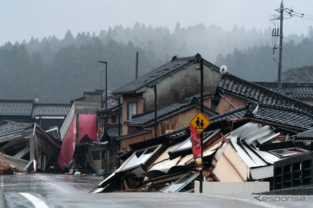 能登半島地震(1月3日、穴水町)