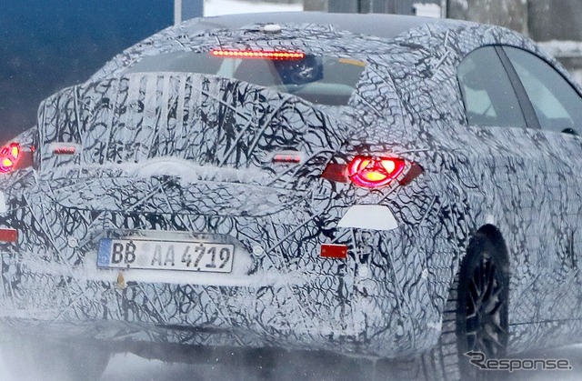 メルセデスAMG EQAセダン プロトタイプ(スクープ写真)