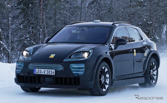 ポルシェ カイエン EV プロトタイプ(スクープ写真)
