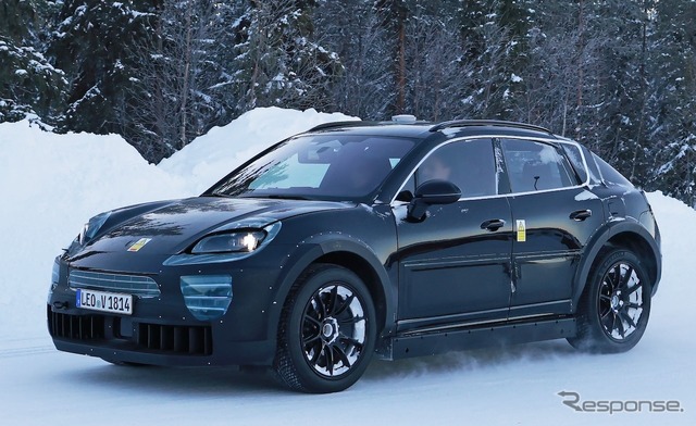 ポルシェ カイエン EV プロトタイプ(スクープ写真)
