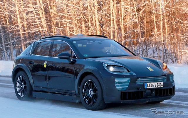 ポルシェ カイエン EV プロトタイプ(スクープ写真)