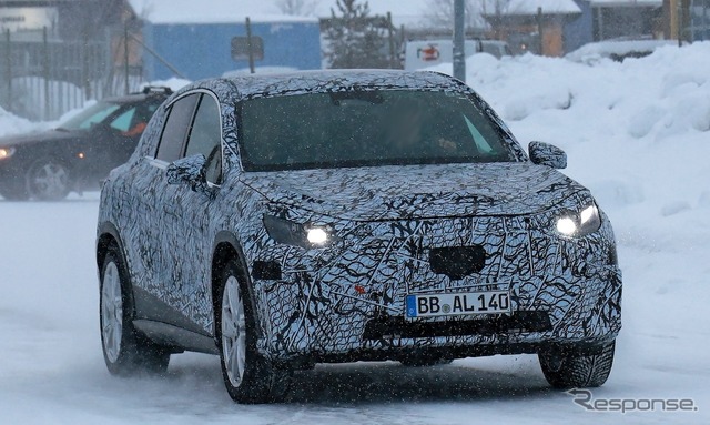 メルセデスベンツ EQC SUV プロトタイプ(スクープ写真)