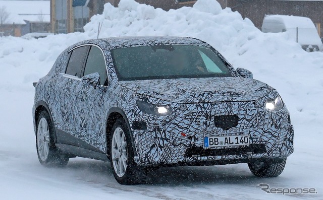 メルセデスベンツ EQC SUV プロトタイプ(スクープ写真)