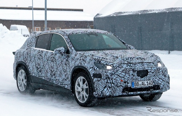 メルセデスベンツ EQC SUV プロトタイプ(スクープ写真)