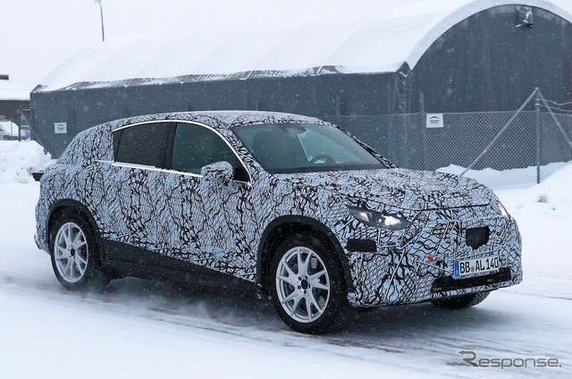 メルセデスベンツ EQC SUV プロトタイプ(スクープ写真)