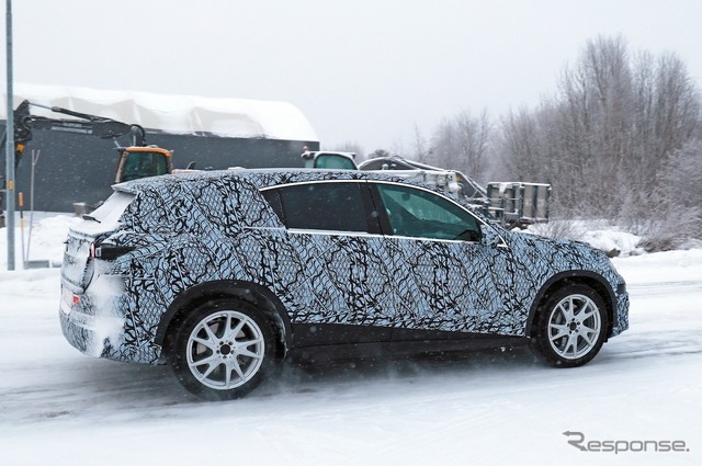 メルセデスベンツ EQC SUV プロトタイプ(スクープ写真)