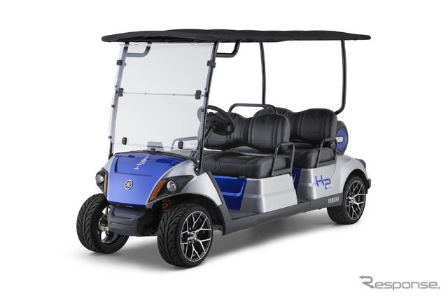 水素エンジンを搭載したゴルフカー DRIVE H2
