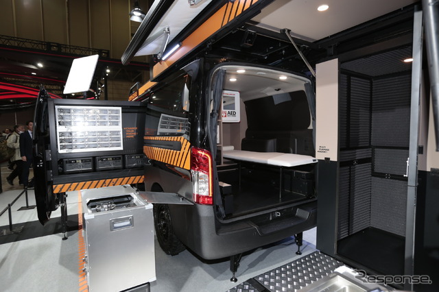 日産 キャラバン Disaster Support Mobile-Hub