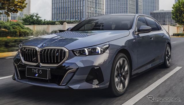BMW i5 のロングホイールベース(中国仕様)