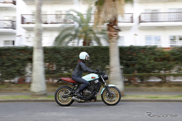指出瑞貴カスタムのヤマハ XSR700