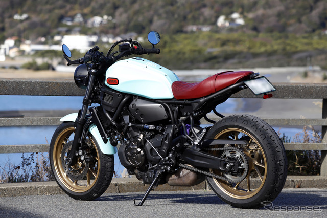 指出瑞貴カスタムのヤマハ XSR700