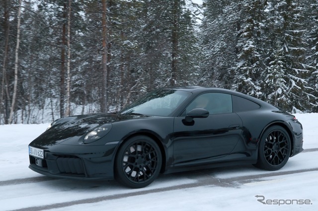 ポルシェ 911 改良新型プロトタイプ(スクープ写真)