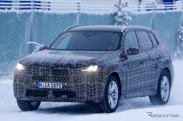 BMW X3 次期型プロトタイプ(スクープ写真)