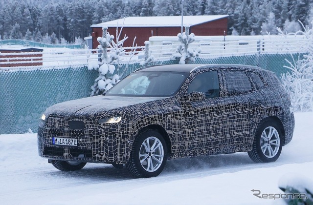 BMW X3 次期型プロトタイプ(スクープ写真)