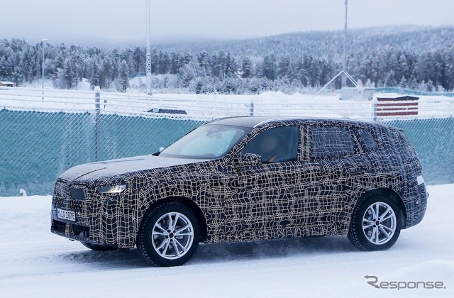 BMW X3 次期型プロトタイプ(スクープ写真)