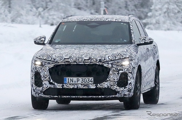 アウディ Q5 次期型プロトタイプ(スクープ写真)
