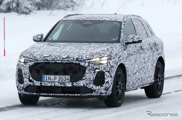 アウディ Q5 次期型プロトタイプ(スクープ写真)