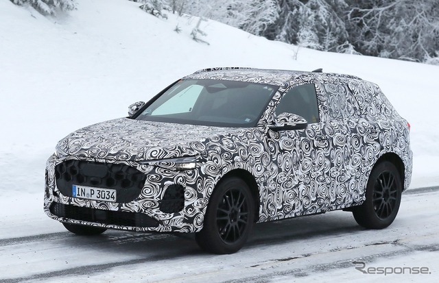 アウディ Q5 次期型プロトタイプ(スクープ写真)