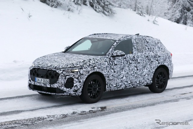 アウディ Q5 次期型プロトタイプ(スクープ写真)