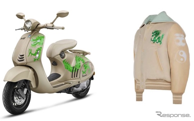 ゴールド＆ドラゴンのベスパ、限定モデル「Vespa 946 Dragon」登場