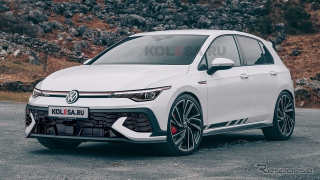 VW ゴルフGTI 改良新型(予想CG)