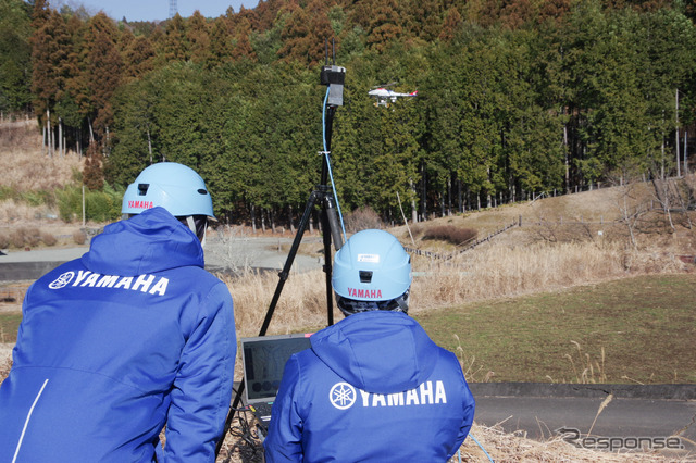 ヤマハ発動機の産業用無人ヘリコプターによる森林計測サービス「RINTO」