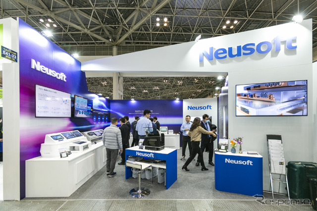 Neusoftブース(オートモーティブワールド2024)