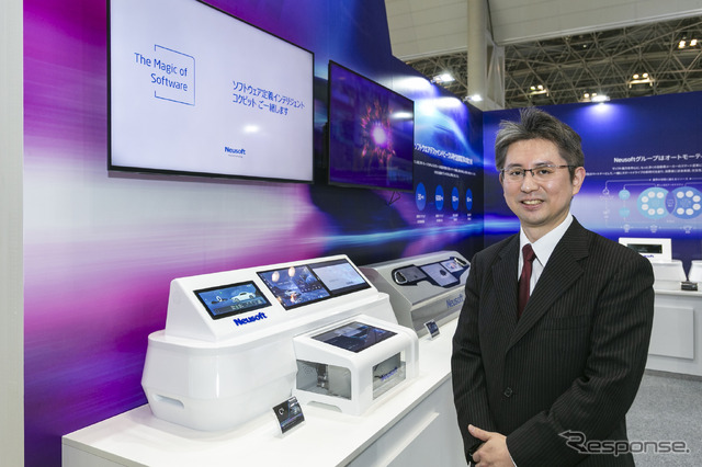 NEUSOFT Japan 車載エンベデッド ソリューション&サービス 営業部の小泉 賓(まろうど)氏
