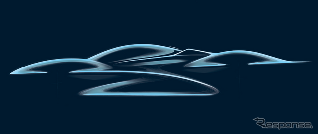 レッドブルの新型ハイパーカー『RB17』のイメージスケッチ