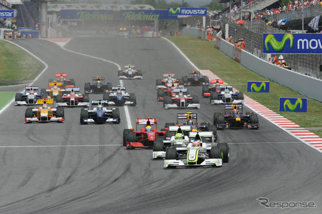 【F1スペインGP】決勝…勢いに乗るバトン&ブラウンGP