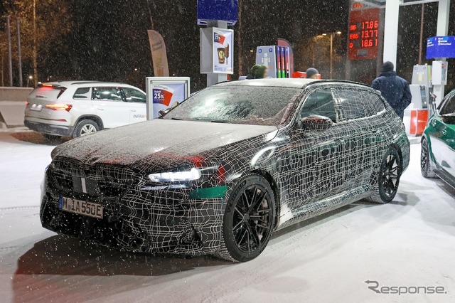 BMW M5ツーリング 新型プロトタイプ(スクープ写真)