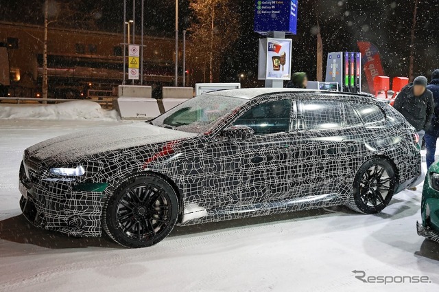BMW M5ツーリング 新型プロトタイプ(スクープ写真)